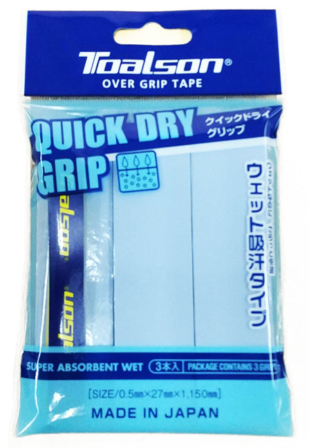 Toalson Quick Dry Grip 3 Tennis Padel - Blue