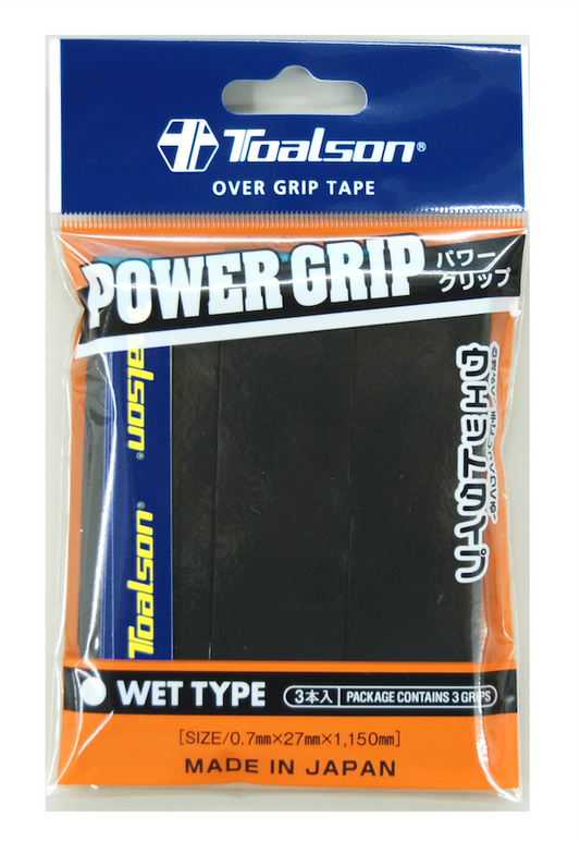 Toalson Power Grip 3 Tennis Padel - Black