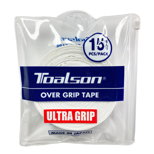 Toalson Ultra Grip 15 Tennis Padel - White
