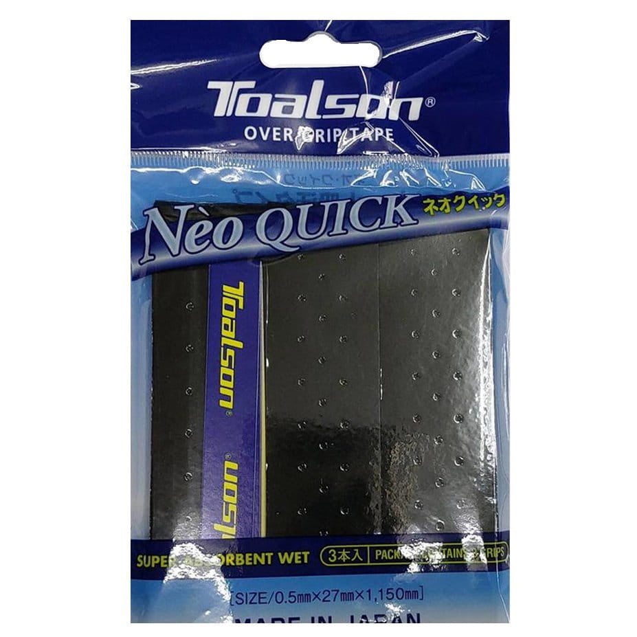 Toalson NeoQuick Grip 3 Tennis Padel - Black
